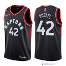 Maillot NBA Pas Cher Toronto Raptors Jakob Poeltl 42 Noir Statement 2017/18