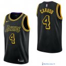 Maillot NBA Pas Cher Los Angeles Lakers Alex Caruso 4 Noir 2017/18