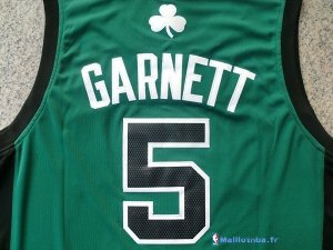 Maillot NBA Pas Cher Boston Celtics Kevin Garnett 5 Vert Noir