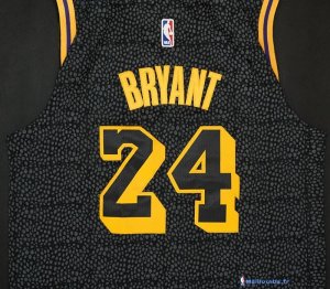 Maillot NBA Pas Cher Los Angeles Lakers Kobe Bryant 24 Noir Ville 2017/18