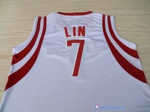 Maillot NBA Pas Cher Houston Rockets Jeremy Lin 7 Blanc