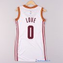 Maillot NBA Pas Cher Cleveland Cavaliers Femme Kevin Love 0 Blanc