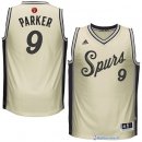 Maillot NBA Pas Cher Noël San Antonio Spurs Parker 9 Blanc