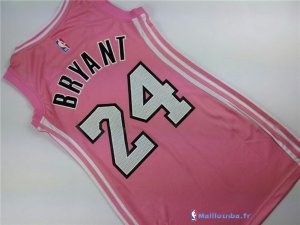 Maillot NBA Pas Cher Los Angeles Lakers Femme Kobe Bryant 24 Rose