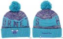 Tricoter un Bonnet NBA Charlotte Hornets 2016 Bleu