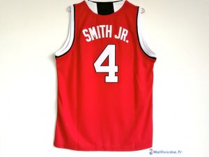 Maillot NCAA Pas Cher North Carolina JR. Smith 4 Rouge