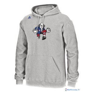 Sweat Capuche NBA Philadelphia Sixers Ben Simmons 25 Gris