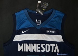 Maillot NBA Pas Cher Minnesota Timberwolves Karl Anthony Towns 32 Marine 2017/18