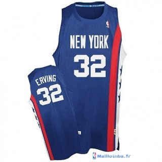 Maillot ABA Pas Cher Brooklyn Nets Erving 32 Bleu