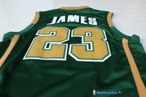 Maillot NCAA Pas Cher Irish LeBron James 23 Vert