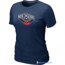 T-Shirt NBA Pas Cher Femme New Orleans Pelicans Tinta Bleu