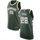 Maillot NBA Pas Cher Milwaukee Bucks Gerald Green 28 Vert Icon 2017/18