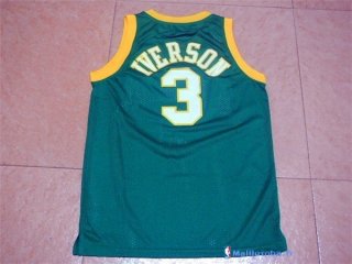 Maillot NCAA Pas Cher Bethel Park Allen Iverson 3 Vert