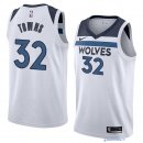 Maillot NBA Pas Cher Minnesota Timberwolves Karl Anthony Towns 32 Blanc Association 2017/18