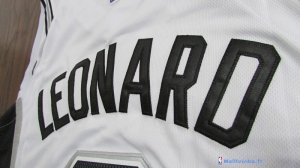 Maillot NBA Pas Cher San Antonio Spurs Kawhi Leonard 2 Blanc Association 2017/18