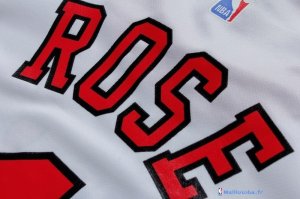 Maillot NBA Pas Cher Chicago Bulls Femme Derrick Rose 1 Blanc