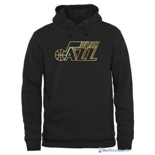 Survetement NBA Pas Cher Utah Jazz Noir Or