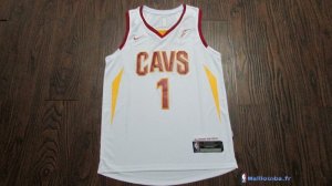 Maillot NBA Pas Cher Cleveland Cavaliers Derrick Rose 1 Blanc 2017/18