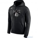 Sweat Capuche NBA Brooklyn Nets Nike Noir 2