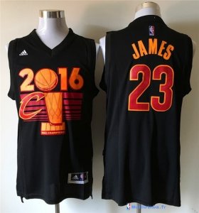 Maillot NBA Pas Cher Finales Cleveland Cavaliers LeBron James 23 Noir