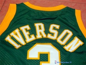 Maillot NCAA Pas Cher Bethel Park Allen Iverson 3 Vert