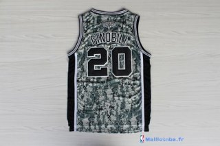 Maillot NBA Pas Cher San Antonio Spurs Manu Ginóbili 20 Vert