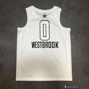 Maillot NBA Pas Cher NBA All Star 2018 Russell Westbrook 0 Blanc