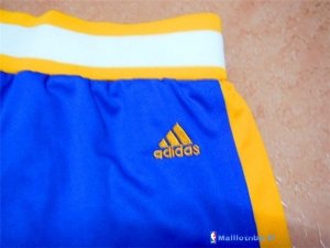 Pantalon NBA Pas Cher Golden State Warriors Retro Bleu