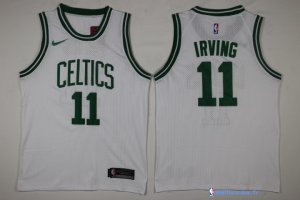 Maillot NBA Pas Cher Boston Celtics Kyrie Irving 11 Blanc Association 2017/18