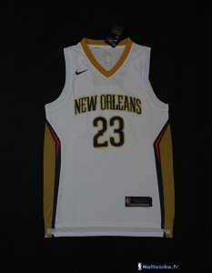 Maillot NBA Pas Cher New Orleans Pelicans Anthony Davis 23 Blanc Association 2017/18