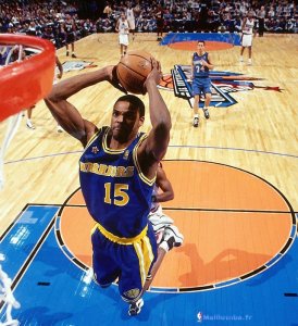 Maillot NBA Pas Cher Golden State Warriors Latrell Sprewell 15 Bleu