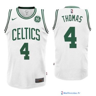 Maillot NBA Pas Cher Boston Celtics Isaiah Thomas 4 Blanc 2017/18