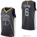 Maillot NBA Pas Cher Golden State Warriors Nick Young 6 Noir Statement 2017/18