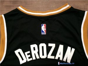 Maillot NBA Pas Cher Toronto Raptors Demar DeRozan 10 Noir Jaune