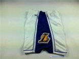 Pantalon NBA Pas Cher Los Angeles Lakers Blanc 2015 Noël