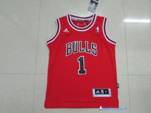 Maillot NBA Pas Cher Chicago Bulls Junior Derrick Rose 1 Rouge