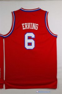 Maillot NBA Pas Cher Philadelphia Sixers Julius Erving 6 Rouge