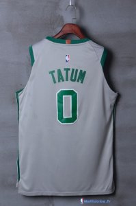 Maillot NBA Pas Cher Boston Celtics Jayson Tatum 0 Gris Ville 2017/18