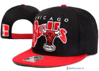 Bonnet NBA Chicago Bulls 2016 Noir Rouge 2