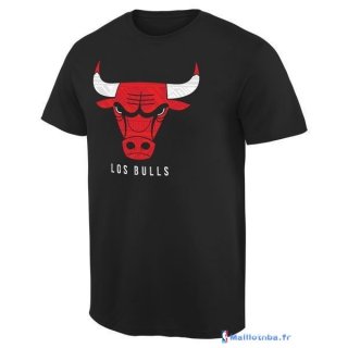 T-Shirt NBA Pas Cher Chicago Bulls Noir 3