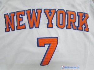 Maillot NBA Pas Cher New York Knicks Junior Carmelo Anthony 7 Blanc