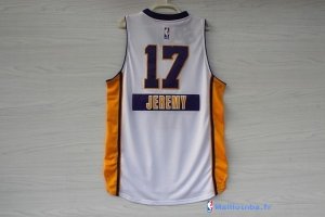 Maillot NBA Pas Cher Noël Los Angeles Lakers Jeremy 17 Blanc