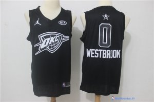 Maillot NBA Pas Cher NBA All Star 2018 Russell Westbrook 0 Noir