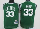 Maillot NBA Pas Cher Boston Celtics Junior Larry Joe 33 Bird Vert