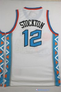 Maillot NBA Pas Cher All Star 1996 John Stockton 12 Blanc