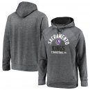 Sacramento Kings Fanatics Branded Gray Big & Tall Battle Charged Raglan Pullover Hoodie