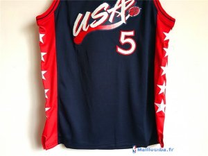 Maillot NBA Pas Cher USA 1996 Grant Hill 5 Noir