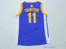 Maillot NBA Pas Cher Golden State Warriors Junior Klay Thompson 11 Bleu