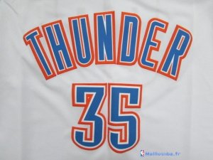 Maillot NBA Pas Cher Oklahoma City Thunder Junior Kevin Durant 35 Blanc