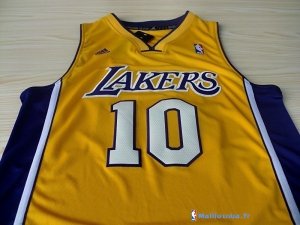 Maillot NBA Pas Cher Los Angeles Lakers Steve Nash 10 Jaune